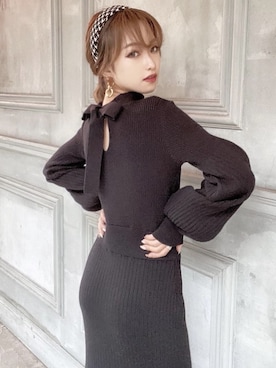 「RESEXXY（リゼクシー）のスタッズピンヒールパンプス（パンプス）」を使った、ERIKAさん（レディース・157cm）の秋コーディネート