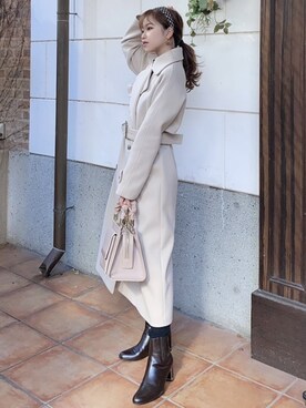 ERIKAさん(レディース・157cm)の冬コーディネート