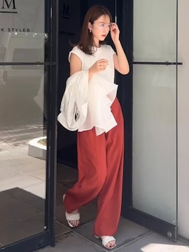 ERIKAさん（レディース・157cm）の夏コーディネート