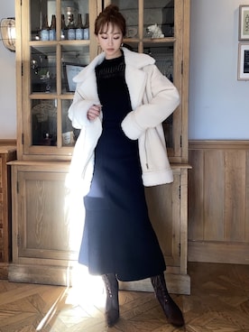 ERIKAさん(レディース・157cm)の冬コーディネート