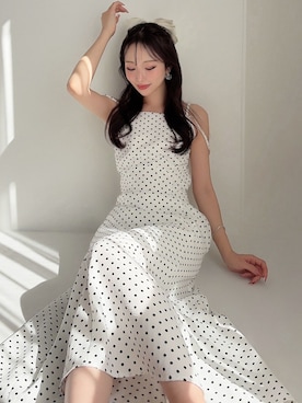 「アイテム（シューズ）」を使った、ERIKAさん（レディース・157cm）の春コーディネート