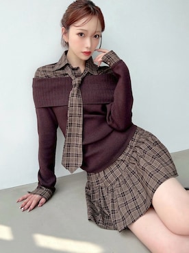 「RESEXXY（リゼクシー）のアイテム（トップス）」を使った、ERIKAさん（レディース・157cm）の夏コーディネート