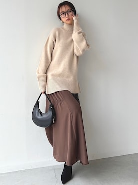 「RESEXXY（リゼクシー）のアイテム（その他シューズ）」を使った、ERIKAさん（レディース・157cm）の冬コーディネート