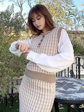 ERIKAさん（レディース・157cm）の冬コーディネート