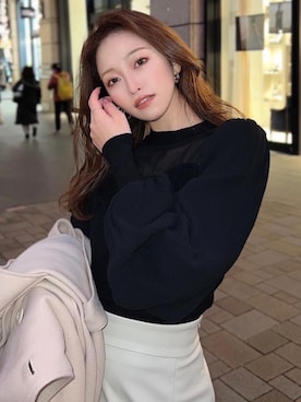 ERIKAさん（レディース・157cm）の冬コーディネート