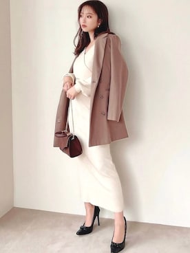 「RESEXXY（リゼクシー）のアイテム（その他シューズ）」を使った、ERIKAさん（レディース・157cm）の秋コーディネート