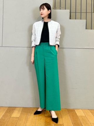 【新品未使用】BALLSEY ロングスラブツイード クルーネックジャケット Ballsey ジャケット ノーカラージャケット ロングスラブツイード