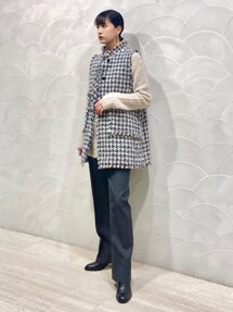 BACCA（バッカ）の「ハウンドトゥースツイード ベスト（ベスト）」 - WEAR