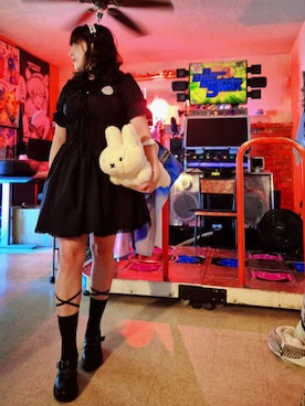 「アイテム（パンツドレス）」を使った、astriferousさん（レディース・155cm）の秋コーディネート