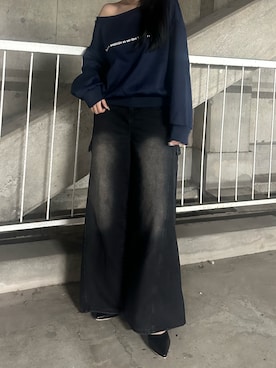 「ワンショルダー」｜n a n aさん（レディース・163cm）の秋コーディネート