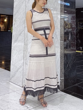 「海」｜「アイテム（パンプス）」を使った、mahoさん（レディース・155cm）の夏コーディネート