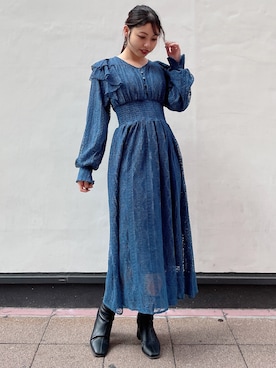 mahoさん（レディース・155cm）の冬コーディネート