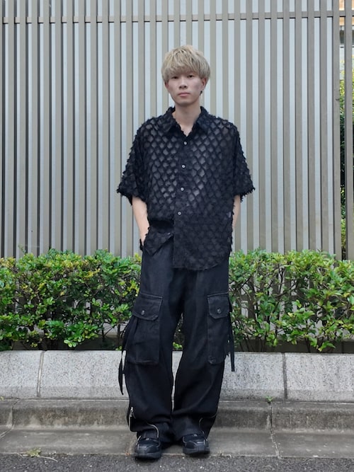 Denim parachute pants/デニムパラシュートパンツ