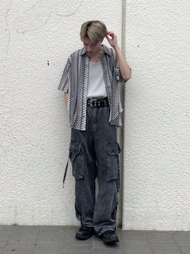「cii（シー）のアイテム」を使った、おつめさん（メンズ・169cm）の夏コーディネート