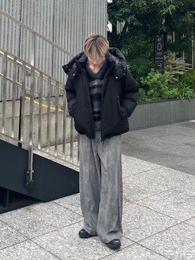 「CASPER JOHN（キャスパージョン）のアイテム（その他パンツ）」を使った、おつめさん（メンズ・169cm）の秋コーディネート