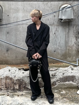 「アイテム（テーラードジャケット）」を使った、おつめさん（メンズ・169cm）の秋コーディネート