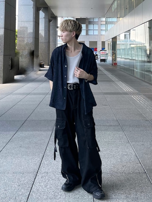 Denim parachute pants/デニムパラシュートパンツ