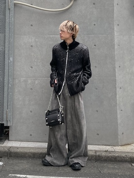 「CASPER JOHN（キャスパージョン）のアイテム（その他パンツ）」を使った、おつめさん（メンズ・169cm）の秋コーディネート