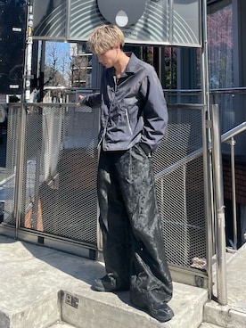 「CASPER JOHN（キャスパージョン）のアイテム（パンツ）」を使った、おつめさん（メンズ・169cm）の春コーディネート