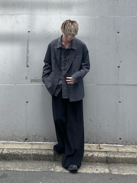 「アイテム（テーラードジャケット）」を使った、おつめさん（メンズ・169cm）の秋コーディネート
