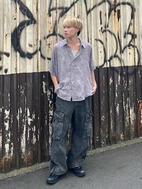 「アイテム（タンクトップ）」を使った、おつめさん（メンズ・169cm・20代）の夏コーディネート