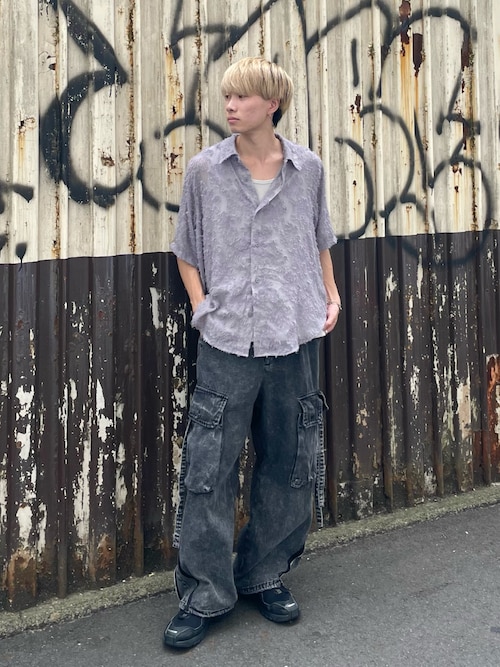 Various loose shirts -fringe sheer- /バリアスルーズシャツ -フリンジシアー-