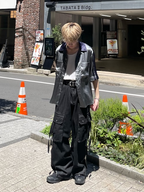 Denim parachute pants/デニムパラシュートパンツ