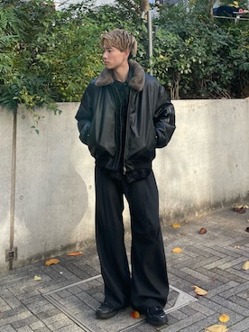 「メンズファッション」｜おつめさん（メンズ・169cm）の冬コーディネート