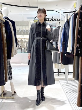 「Andemiu（アンデミュウ）のアイテム」を使った、andemiu_mizukiさん（レディース・170cm）の秋コーディネート