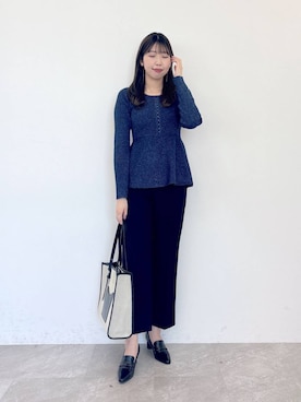 「Andemiu（アンデミュウ）のアイテム（バッグ）」を使った、andemiu_mizukiさん（レディース・170cm）の冬コーディネート