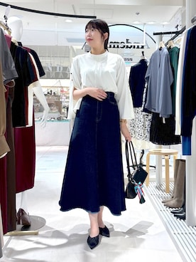 「アイテム（チャーム）」を使った、andemiu_mizukiさん（レディース・170cm）の秋コーディネート