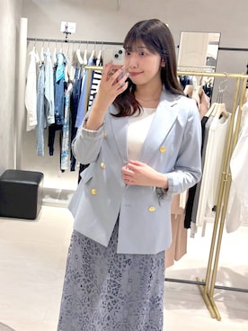 「Andemiu」｜「アイテム（ジャケット/アウター）」を使った、andemiu_mizukiさん（レディース・170cm）の春コーディネート