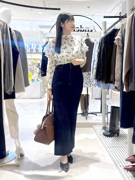 「アイテム（チャーム）」を使った、andemiu_mizukiさん（レディース・170cm）の秋コーディネート