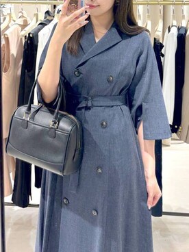 「Andemiu（アンデミュウ）のセパレートヒールパンプス290966（パンプス）」を使った、andemiu_mizukiさん（レディース・170cm）の春コーディネート