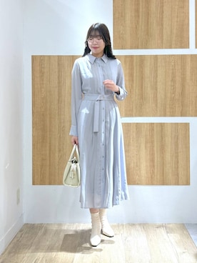 「Andemiu（アンデミュウ）のアイテム（ブーツ）」を使った、andemiu_mizukiさん（レディース・170cm）の秋コーディネート