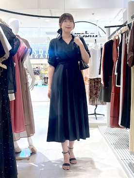 「アイテム（ヘアアクセサリー）」を使った、andemiu_mizukiさん（レディース・170cm）の夏コーディネート