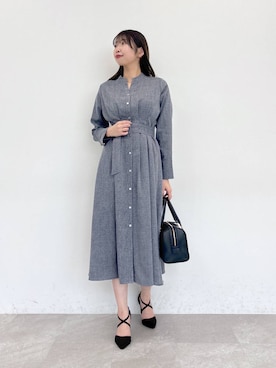 「Andemiu（アンデミュウ）のアイテム（バッグ）」を使った、andemiu_mizukiさん（レディース・170cm）の冬コーディネート