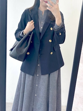 「Andemiu（アンデミュウ）のアイテム（バッグ）」を使った、andemiu_mizukiさん（レディース・170cm）の冬コーディネート