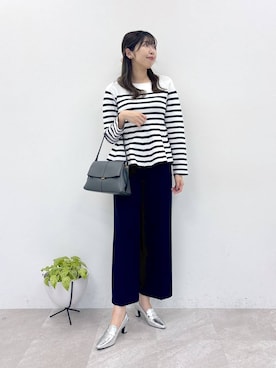 「Andemiu（アンデミュウ）のアイテム（パンツ）」を使った、andemiu_mizukiさん（レディース・170cm）の冬コーディネート