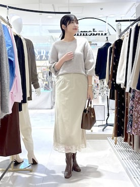 「Andemiu（アンデミュウ）のアイテム」を使った、andemiu_mizukiさん（レディース・170cm）の秋コーディネート