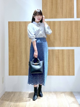 「Andemiu（アンデミュウ）のアイテム（ブーツ）」を使った、andemiu_mizukiさん（レディース・170cm）の秋コーディネート