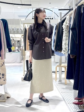 「Andemiu（アンデミュウ）のアイテム（バッグ）」を使った、andemiu_mizukiさん（レディース・170cm）の秋コーディネート