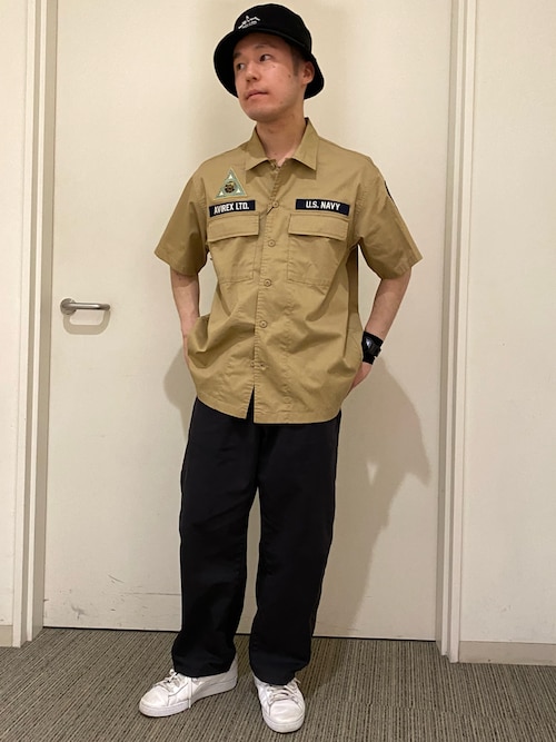COOLMAX NAS JAX SHORTSLEEVE SHIRT / クールマックス NAS JAX ショートスリーブ シャツ / AVIREX / アヴィレックス