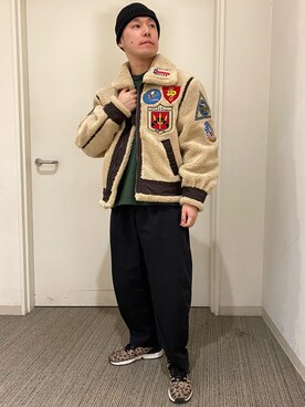 「TOPGUN」｜「アイテム（その他アウター）」を使った、hryk1998さん（メンズ・166cm）の秋コーディネート