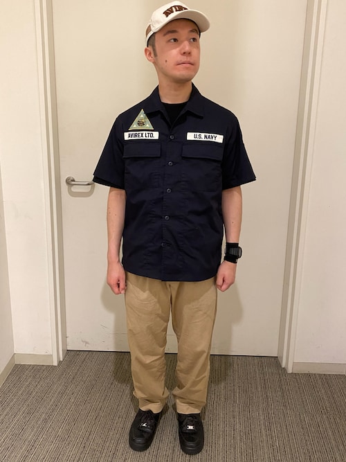 COOLMAX NAS JAX SHORTSLEEVE SHIRT / クールマックス NAS JAX ショートスリーブ シャツ / AVIREX / アヴィレックス