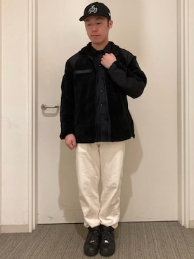 「AVIREX（アヴィレックス）のアイテム（ミリタリージャケット）」を使った、hryk1998さん（メンズ・167cm）の秋コーディネート