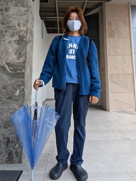 「crocs（クロックス）のアイテム（シューズ）」を使った、 可奈さん（レディース・164cm）の春コーディネート