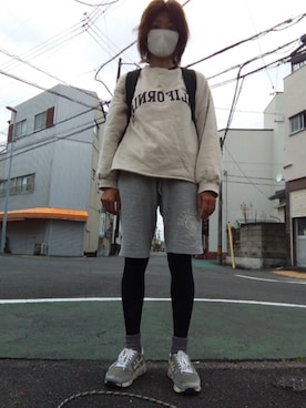 「coca（coca）（コカ）のアイテム（トップス）」を使った、 可奈さん（レディース・164cm）の春コーディネート