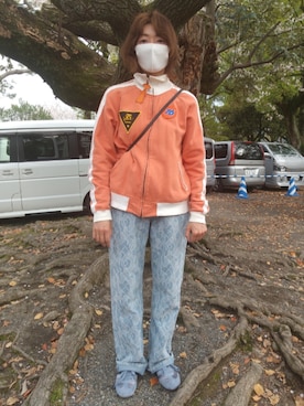 「FOREVER 21（フォーエバー トゥエンティーワン）のアイテム（パンツ）」を使った、 可奈さん（レディース・164cm）の春コーディネート