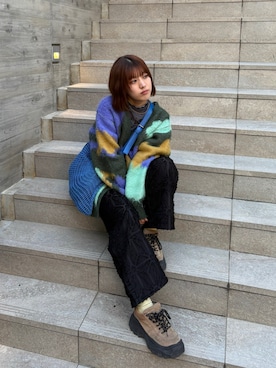 「MOUSSY（マウジー）のアイテム」を使った、むうさん（骨格ストレート・レディース・158cm）の春コーディネート